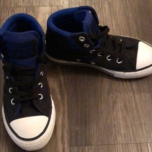 New Converse: boys blue & black